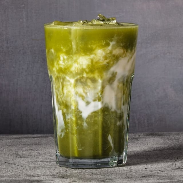 Iced Matcha Latte.