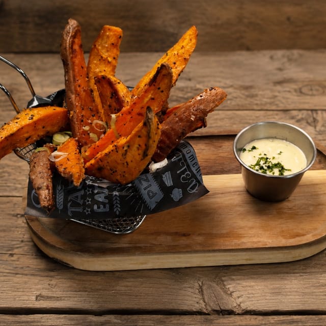 Sweet Potato Wedges.