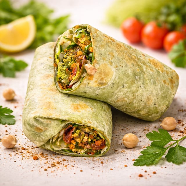 Falafel Burrito.