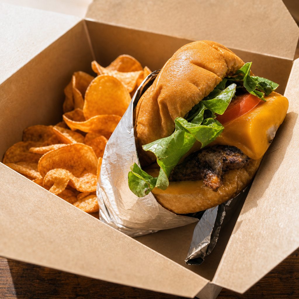 Fried Onion Smash Burger.