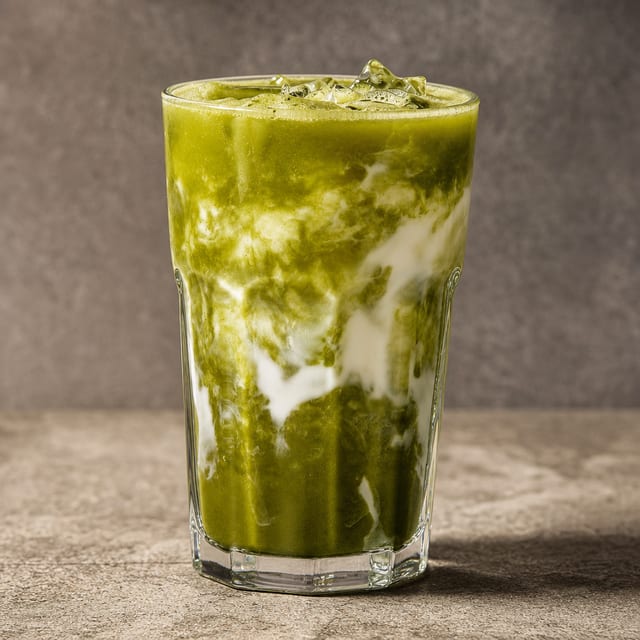 Iced Matcha Latte.