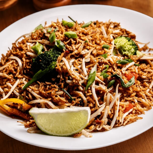 Curry Veggie Rice - India.