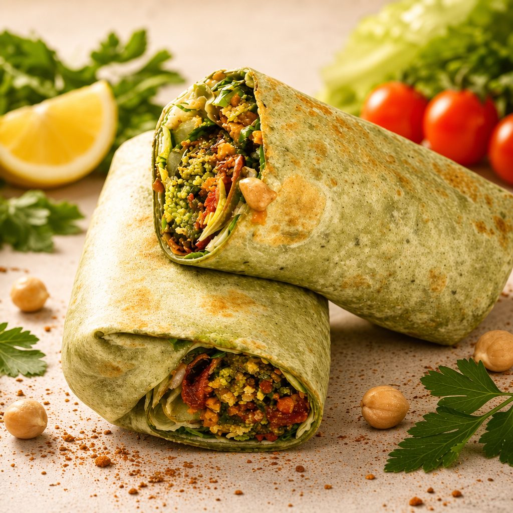 Falafel Burrito.